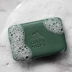 Oars + Alps Peppermint Charcoal Bar Soap, Natural