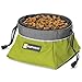 RUFFWEAR - Quencher Cinch Top, Waterproof, Collapsible, Closeable Dog Bowl, Forest Green, Medium