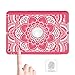 iPad Air Case, iPad A1474/A1475/A1476 Case, Hocase Shock Absorbent Hybrid Dual Layer Hard Silicone Rubber Protective Case with Cute Floral Print for iPad Air 1st Generation (2013) - Hot Pink / Grey