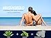 MassageGlo Back Scrubber New Exfoliating Loofah Pads | Better Sponge for Luxury Bath and Shower | Natural Blackhead Remover for Men, Women and Teens | Best Acne Treatment | Better Cleaner Than Brush