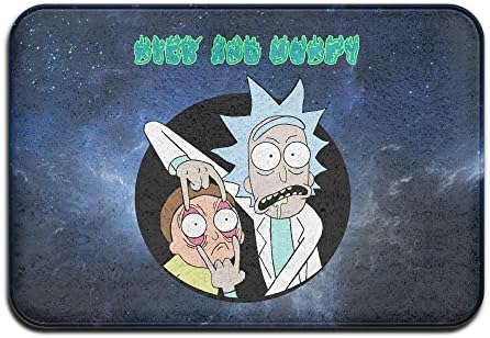Rick &amp; Morty Eyes Open Anti-slip House Garden Gate Carpet Door Mat Floor Pads