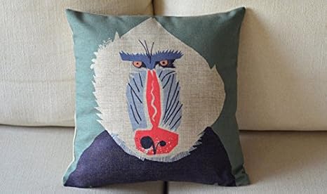 Amazon Co Jp 卸売ウサギフクロウのイラスト枕クッションかわいい動物漫画のクッションさわやかヴィンテージクッション No3 ホーム キッチン