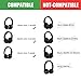 Solo 3 Headband Replacement Headphone Top Head Arch Band Repair Parts Compatible with Beats Solo3 Solo 3 Solo 2 Wireless On-Ear Headphones (Black)