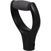 SHINEOFI D Shaped Shovel Handle Plastic Replacement Grip | Easy Installation, Assorted Color, 1 X Shovel Handle, Practical Replacement Part