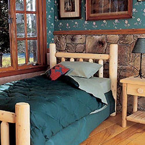 Rustic Natural Cedar Furniture Old Country Log Bed - Headboard Only