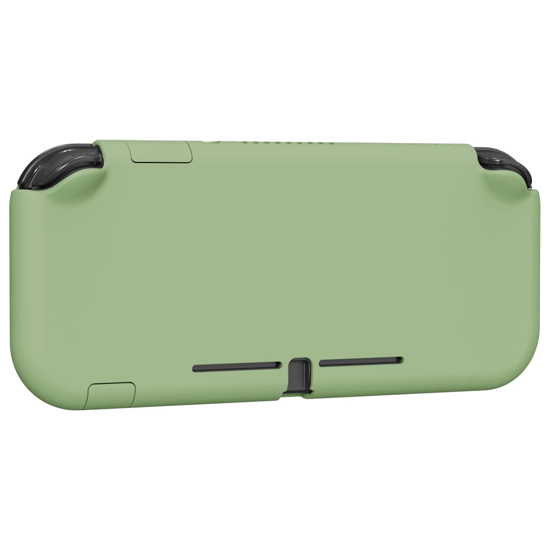 eXtremeRate PlayVital Matcha Green Protective Grip Case for Nintendo Switch Lite, Hard Cover Protector for Nintendo Switch Lite - Screen Protector & Thumb Grips & Buttons Caps Stickers Included