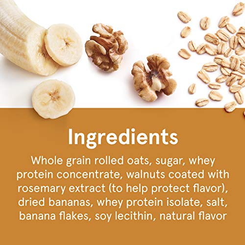 Quaker, Protein Instant Oatmeal, Banana Nut, 12.9 Oz, 6 Count (Pack of 1) Pricepulse