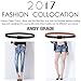 ANDY GRADE Set of 2 Women's Fashion Genuine Cowhide Leather Belt Vintage Casual Belts for Jeans Shorts Pants Summer Dress for Women with Alloy Pin Buckle (Style A)