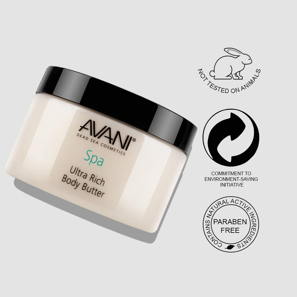AVANI Classics Ultra Rich Body Butter | Includes Shea Butter, Aloe Vera, & Essential Oils | Leaves Skin Soft & Silky Smooth | Citrus and Vanilla - 9.35 oz. : Beauty