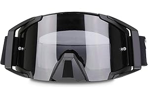 ZDATT Motorcycle Goggles Dirt Bike Goggles Motocross Goggles ATV Goggles Dustproof Racing Goggles Scratch Resistant Ski Goggles Protective Safety Glasses