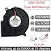 GDSTIME 75x75x30mm 75mm Dual Ball Bearing Computer 12V DC Brushless Turbo Blower Cooling Fan
