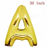 aiParty 30 inch Gold letters 