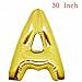 aiParty 30 inch Gold letters "A" shaped Helium foil balloons for Bridal Wedding Celebration Birthday party decoration supplies