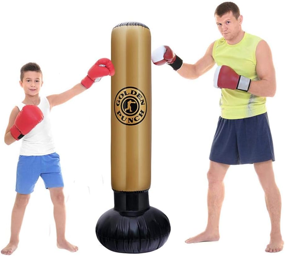 Freestanding Boxing Punching Bag Stand Heavy Bags Thickened Fitness Exercise Pressure Reducing Heavy Punching Bag for Adults Children