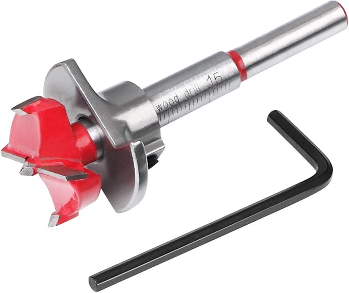 Set 5 Punte Per Trapano Legno E Cemento - Diametri 15-35mm, Acciaio Carburo Tungsteno - Foto 5