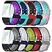 For Fitbit Charge 2 Bands, Maledan Replacement Accessory Sport Bands With Air Holes for Fitbit Charge 2 HR, Large Small 12 Different Colors