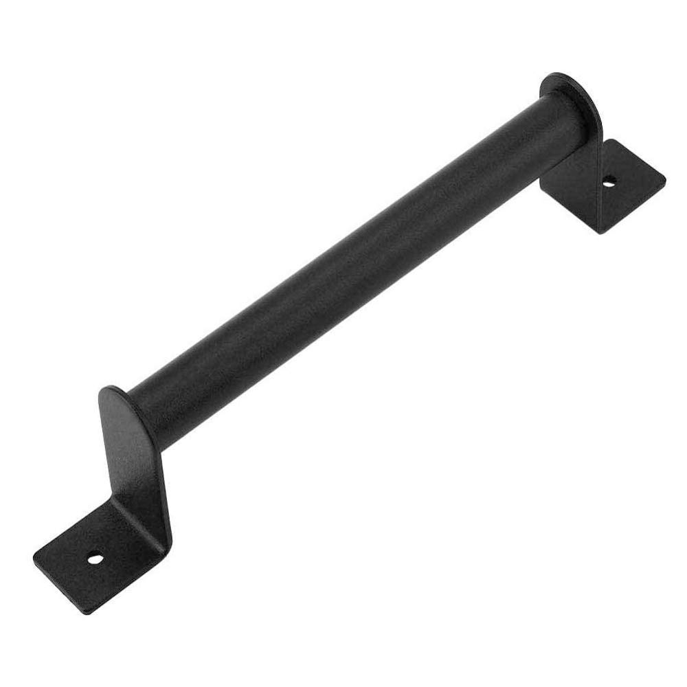 Sliding Barn Door Handle, Barn Door Handle Stainless Steel, Black Heavy Duty Barn Door Handle Pull Set, for Heavy Sliding Barn Door, Home Closet Wooden Door Hardware