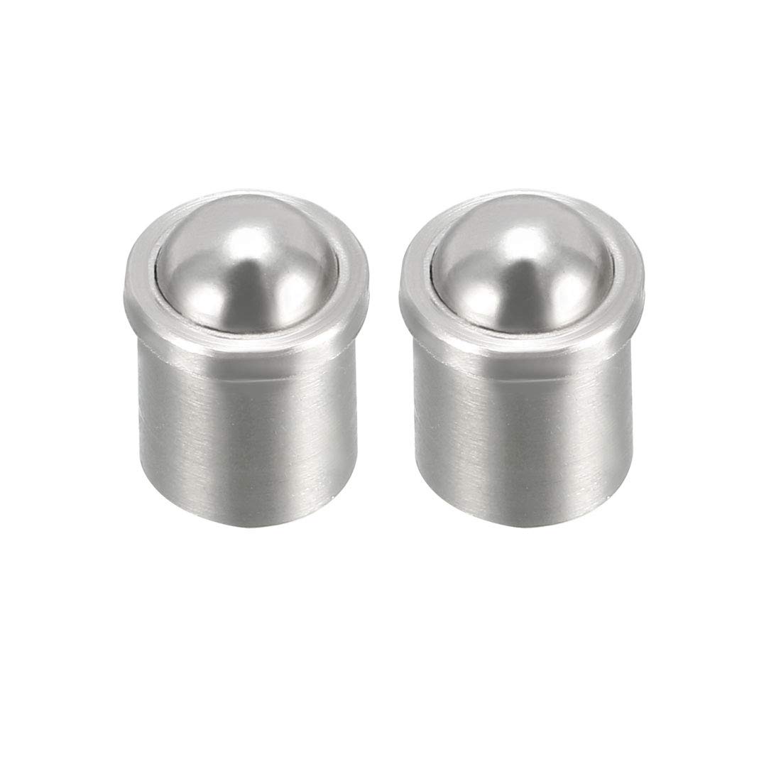 sourcing map Door Cabinet Closet Drawer 6mm Dia Stainless Steel Ball Catch Latch Catcher 2Pcs