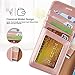 Arae Galaxy J7 Wallet Case with Kickstand and Flip Cover, Rosegold