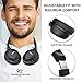 Mpow H8 Active Noise Cancelling Bluetooth Headphones Over Ear/On Ear Compact, Both Wired & Wireless Headphones w/mic, Stereo Foldable Headset with Carrying Case for PC/Cell Phones/TV