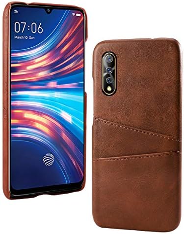 Torubia Case Compatible with Vivo S1 Case, Case Compatible with Vivo S1 Cover Thin Flip Cover Case Leather Cases Cell Phone Cases Phone Case for Case Compatible with Vivo S1 (Brown)