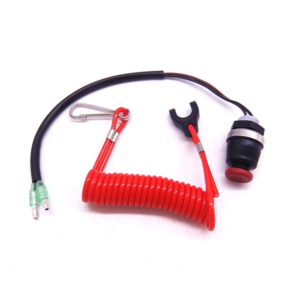 398-06830-0 345069300M 353068200M 361069300M 353068201M 398068300M Outboard Safety Stop Switch & Lanyard for Tohatsu Nissan Boat Motor