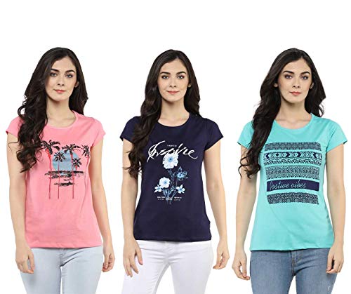 Modeve Women's T-Shirt (Pack of 3): Buy 
