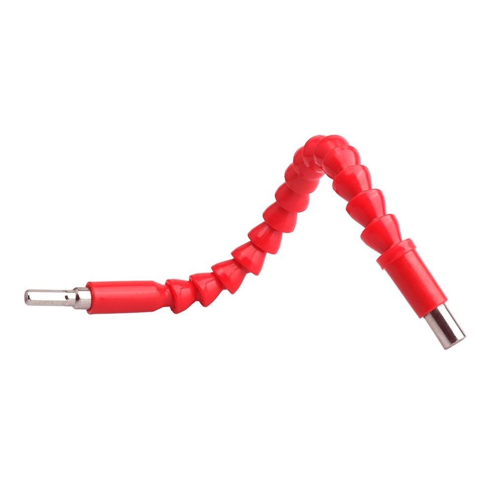 DR. Machinist 2Pcs 11.8 Inch Flexible Extension Screw Drill Bit Holder with Magnetic Quick Connect Shaft Tip, Hexagon Drill Connection Size of 1/4 Inch