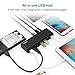 Unitek USB Ethernet Adapter 7-Port Hub, 6 Ports USB 3.0 Hub with Gigabit Ethernet Converter, 2.4A Charging Port, 36W Powered Data Hub Splitter, Compatible MacBook, iMac, Surface Pro, Laptop PC, HDD
