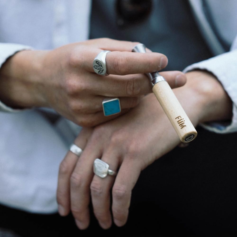 Prominent Flavored Air Device | Naturally Switch from Bad Habits | Maple Barrel and Stainless Steel Mouthpiece