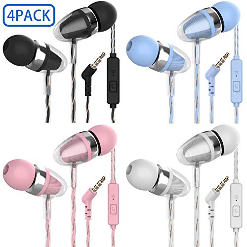 Earbuds-Color-Headphones-Heavy-bass-Earphone-in-Ear-Headphones-Headphones-with-Microphone-Mobile-Phone-Earphone-Wired-Earphone-35mm-Headphones-Mixed-Color-4pack