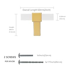 Peaha Kitchen Hardware Brushed Brass