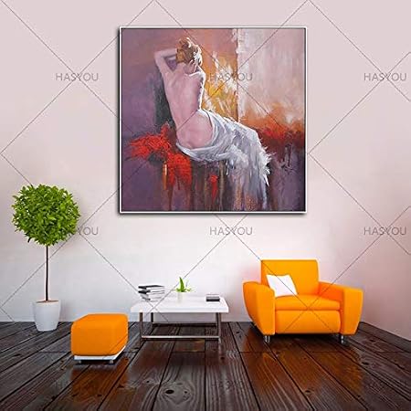 QWERTU Arte Abstracto De Mujeres Desnudas Pintadas A Mano Para 