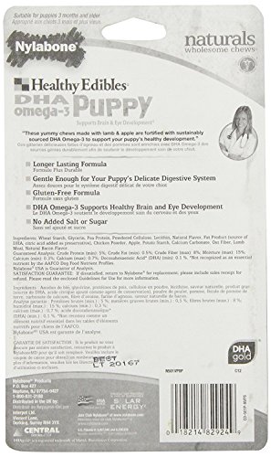 Nylabone Healthy Edibles Petite Lamb and Apple Flavored Puppy Dog Treats - //medicalbooks.filipinodoctors.org