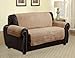 Quilted Microfiber Pet Dog Couch Sofa Furniture Protector Cover, Kashi, 5 Colors, 3 Sizes (Love Seat, Camel)