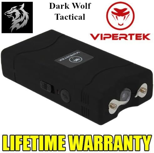Dark Wolf Tactical's VIPERTEK VTS-880 stunning device With LED Flashlight (Black)