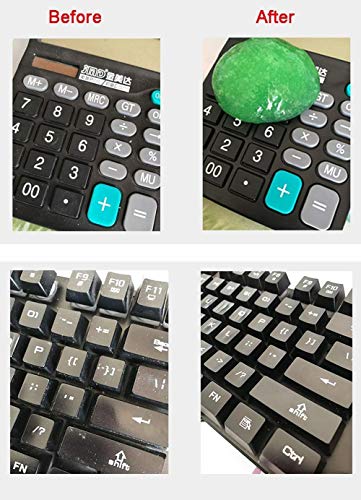 Keyboard Cleaner Universal Cleaning Gel for PC Tablet Laptop Keyboards, Car Vents, Cameras, Printers, Calculators from ColorCoral 200g - Thumbnail 4