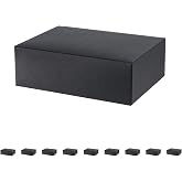 JINMING 10 Gift Boxes 7.5x5.5x2.5 Inches, Matte Black Gift Boxes Bulks | Groomsman Proposal Boxes for Light Gifts, for Mother's Day, Father's Day, Party, Birthday