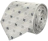 WAMSON Men's Micro Fibre Formal and Party Wear Tie (White)