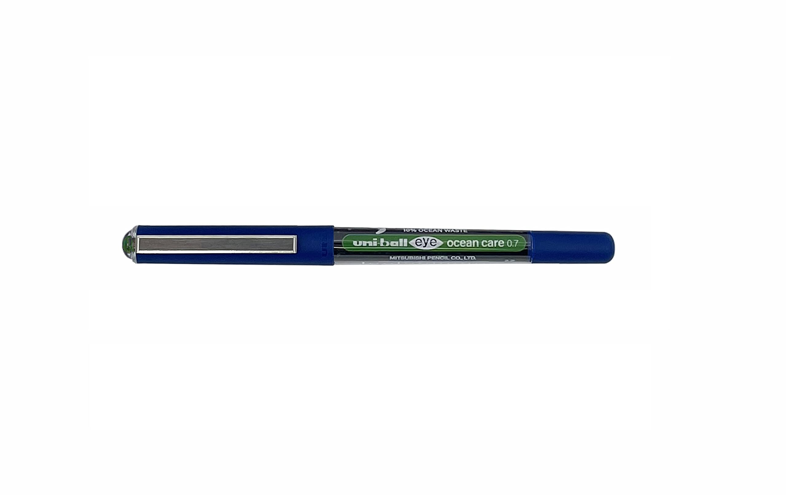 uni-ball Eye Ocean Care UB-157ROP Green Rollerball Pens. Fine 0.7mm Ballpoint Tip for Super Smooth Writing, Drawing, Art, Crafts and Colouring. Fade and Water Resistant Liquid Uni Super Ink. 12 Pack