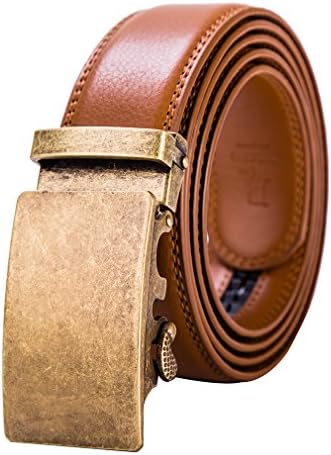 Riccho B13. Tan. Gold Vintage Buckle Tan Leather