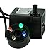 MerryNine Water Pump, 80 GPH (300L/H) Water Pump with Colorful LED Light for Fish Tank, Aquarium, Fountains, Hydroponics, Pond with 4.9ft (1.5m) Power Cord (80GPH)