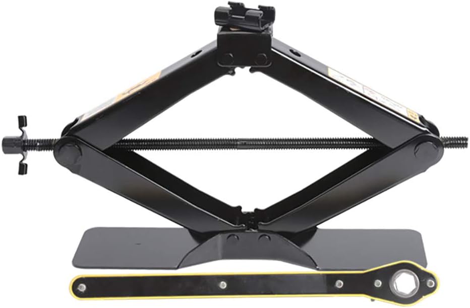 Capacity 5511 Lbs(2.5 Tons) Car Scissor Jack with Ratchet Handle Hand