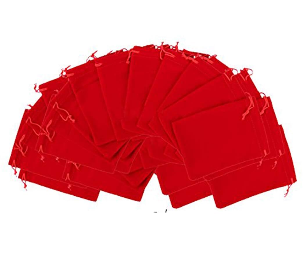 red velvet potli bags
