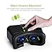 3D VR Glasses, AmiCool 3D Virtual Reality Headset Adjust Cardboard Video Movie Game Box for Apple iPhone 6 6S Plus 5S SE 5 and More Smartphones - Black