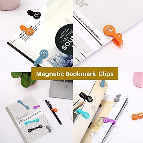 image for SUNFICON 10 Pack Cable Clips Earbuds Cords Organizers Magnetic Cable C
