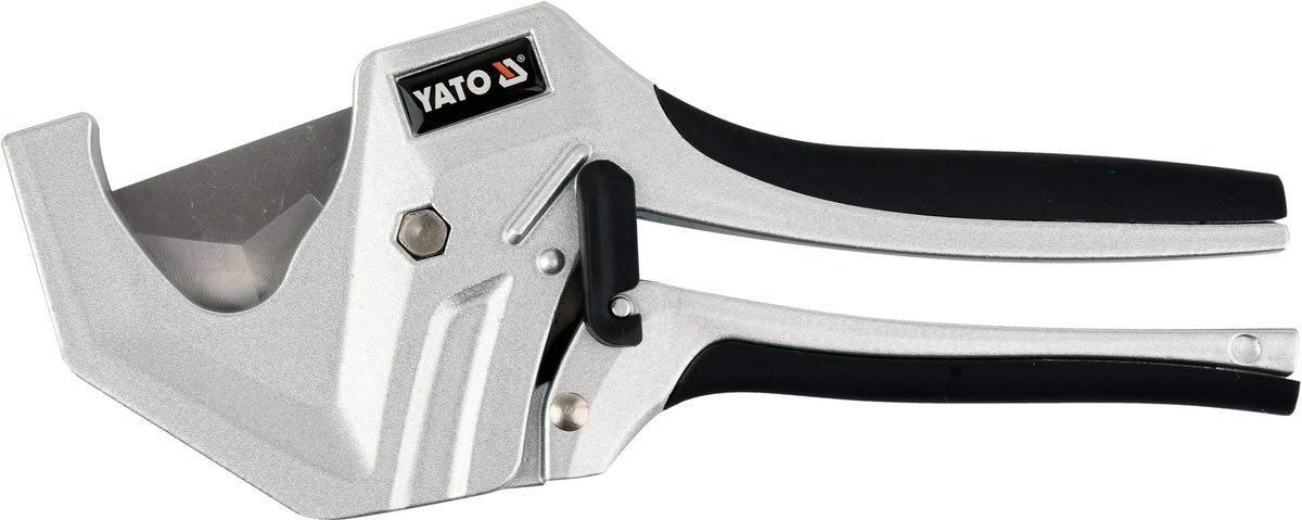 YATO YT-22293 PVC Pipe Cutter PP, PE, PU Soft Handle Cuts Pipes up to 64 mm