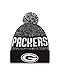 New Era NFL 2016 Black and White Sport Knit Beanie, One Size