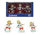 Set #2 (Celebrating) of 3 figures Zabivaka - Official Mascot of FIFA 2018 (GIFT BOX)