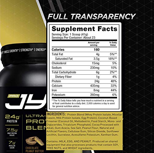image for Pro Jym Protein Powder - Egg White, Milk, Whey Protein isolates & Mice